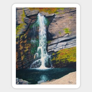 Skye Falls Sticker